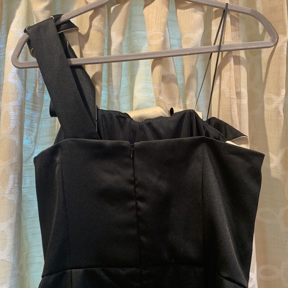 RABBIT RABBIT RABBIT DESIGNS One Shoulder Black Dress - Picture 4 of 6